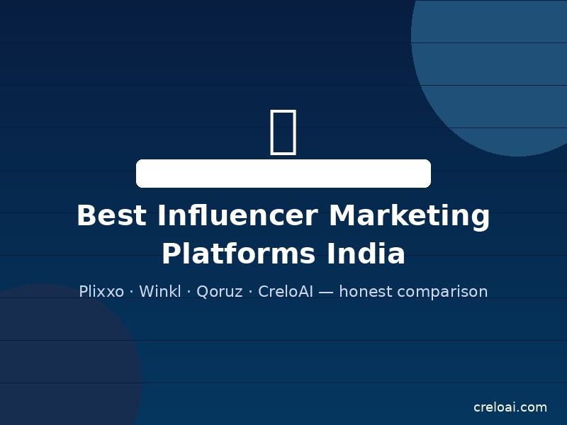 Best Influencer Marketing Platforms in India (2026): Honest Comparison