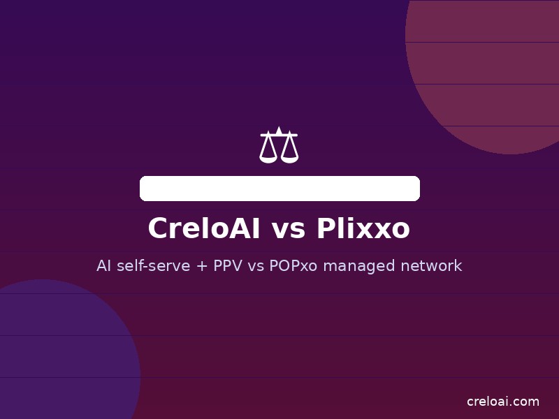 CreloAI vs Plixxo: Which Influencer Platform Is Right for Your Brand?